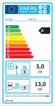 Poza Termoseminee pe peleti FRIDA 17.5 kW -  eticheta energetica