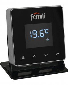 Poza Termostat ambiental cu radiofrecventa RF si WiFi FERROLI CONNECT - emitator cu suport pentru masa